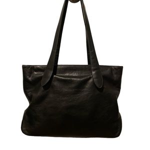 Vintage Bally Black Leather Purse